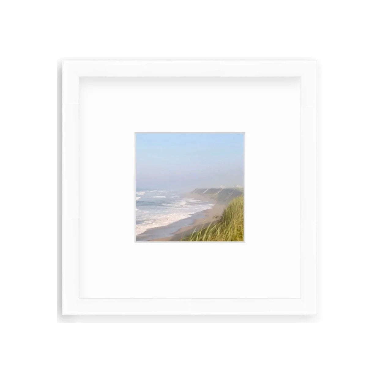 "Wake Up Call Shelfie" Shelfie framed coastal print by Lauren Marttila