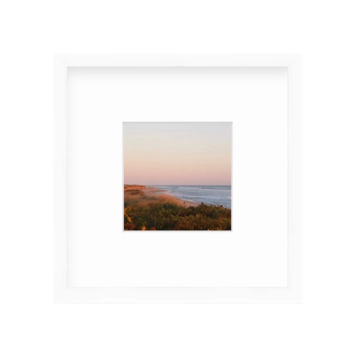 "First Fall Shelfie" Shelfie framed coastal print by Lauren Marttila