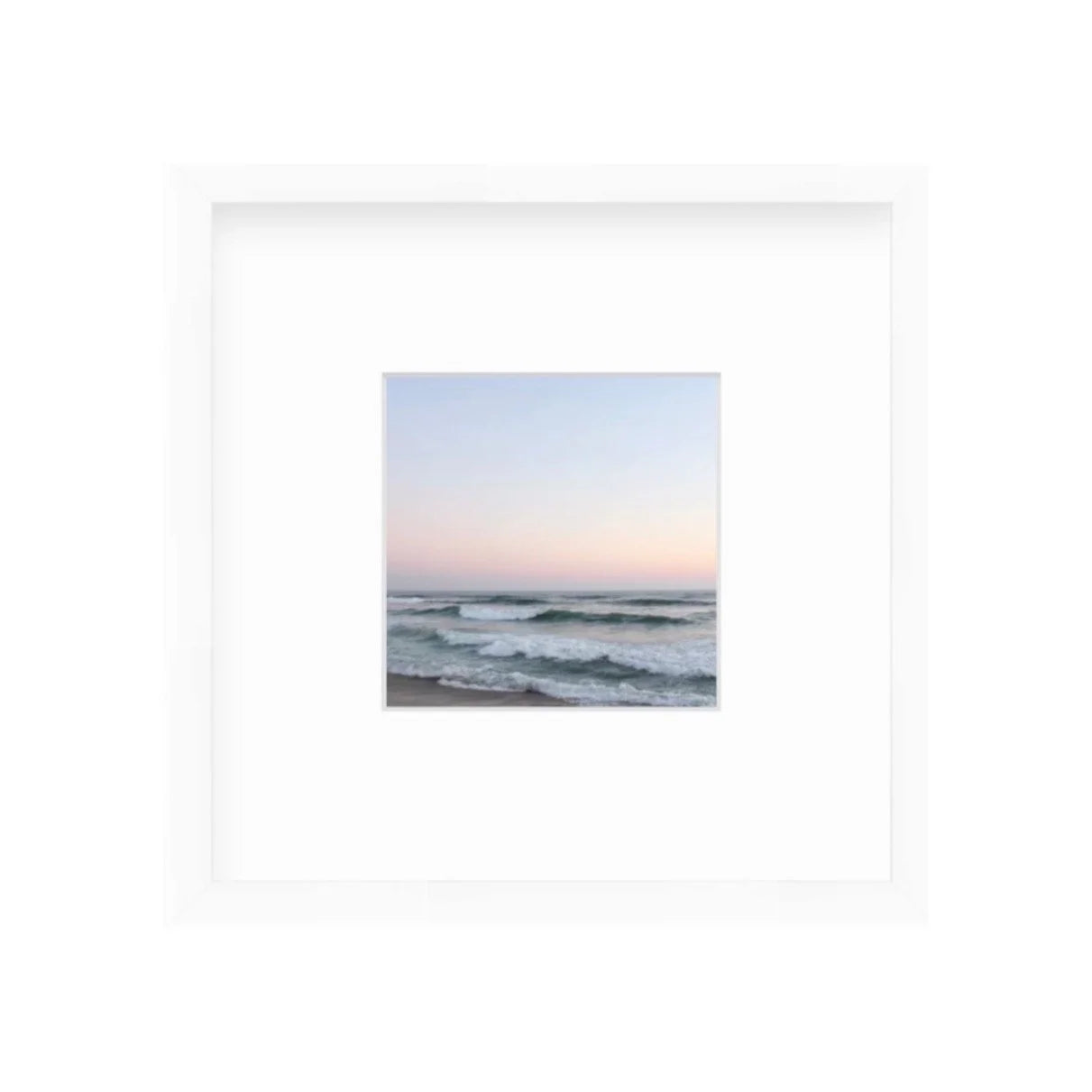 "Peaks Shelfie" Shelfie framed coastal print by Lauren Marttila
