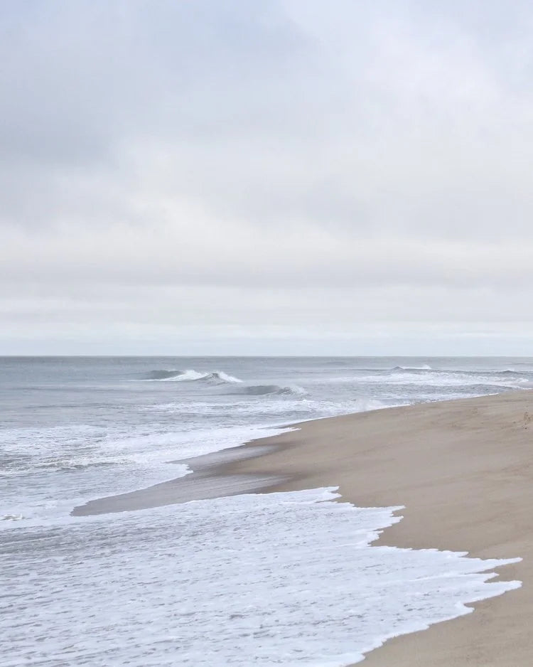 "Tranquility No. 2 Shelfie" Shelfie framed coastal print by Lauren Marttila